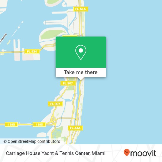 Mapa de Carriage House Yacht & Tennis Center