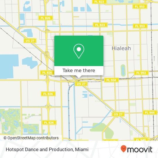 Hotspot Dance and Production map