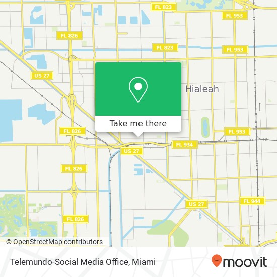 Telemundo-Social Media Office map
