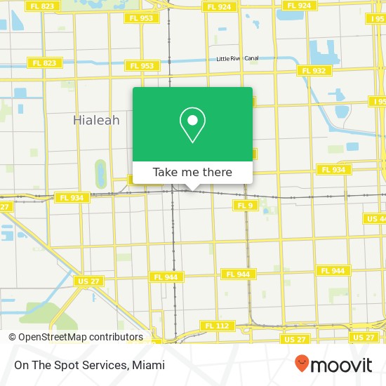 On The Spot Services map