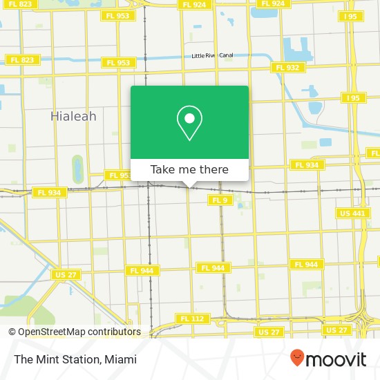 The Mint Station map