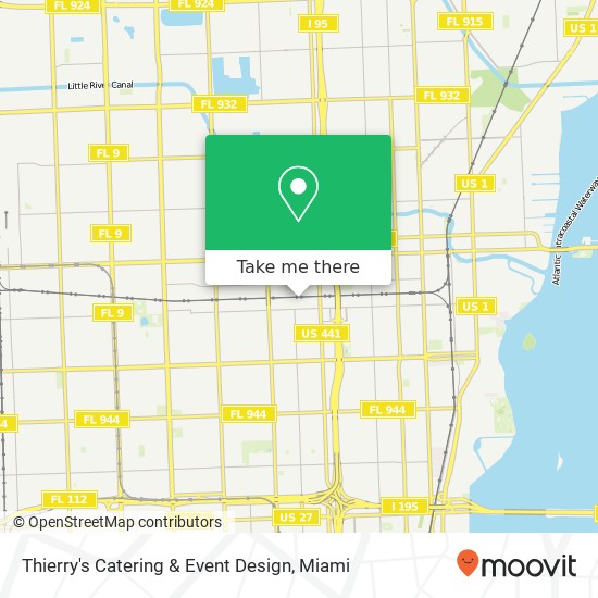 Mapa de Thierry's Catering & Event Design