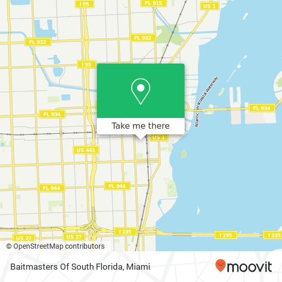 Baitmasters Of South Florida map