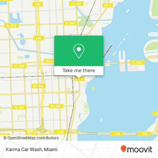 Karma Car Wash map