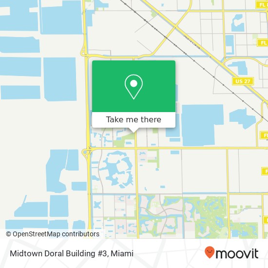 Midtown Doral Building #3 map