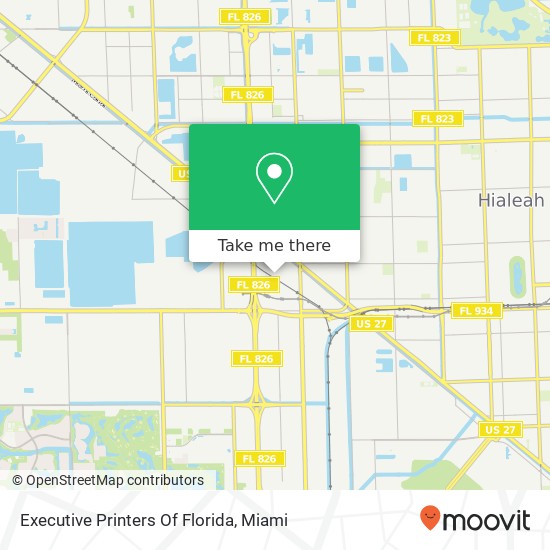 Mapa de Executive Printers Of Florida