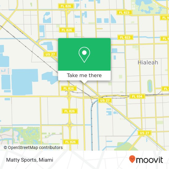 Mapa de Matty Sports