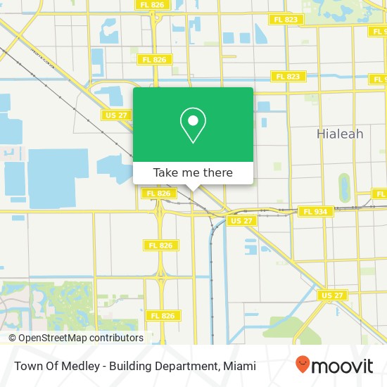 Town Of Medley - Building Department map