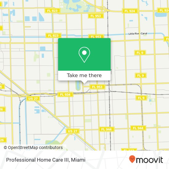 Mapa de Professional Home Care III