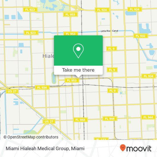 Miami Hialeah Medical Group map