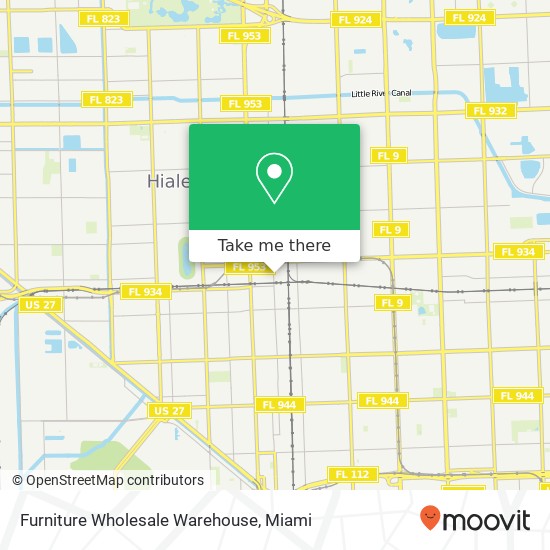 Furniture Wholesale Warehouse map