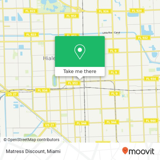 Mapa de Matress Discount