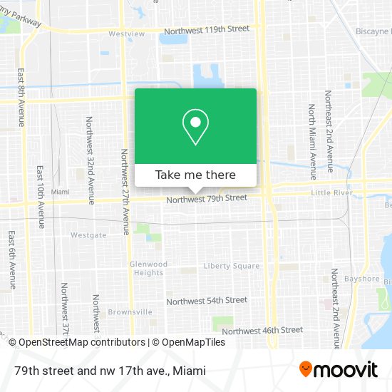 79th street and nw 17th ave. map