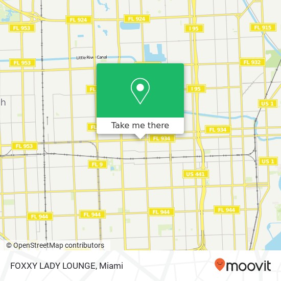 Mapa de FOXXY LADY LOUNGE