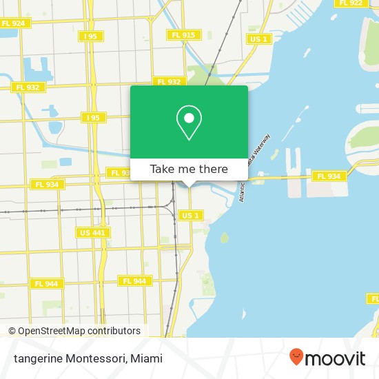 tangerine Montessori map