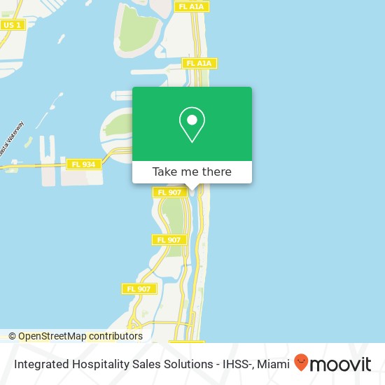 Mapa de Integrated Hospitality Sales Solutions - IHSS-