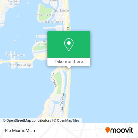 Rio Miami map