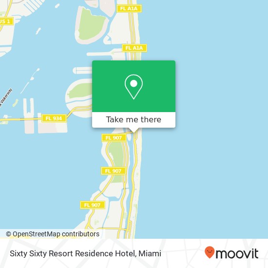 Mapa de Sixty Sixty Resort Residence Hotel