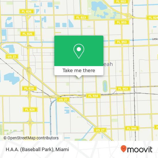 Mapa de H.A.A. (Baseball Park)