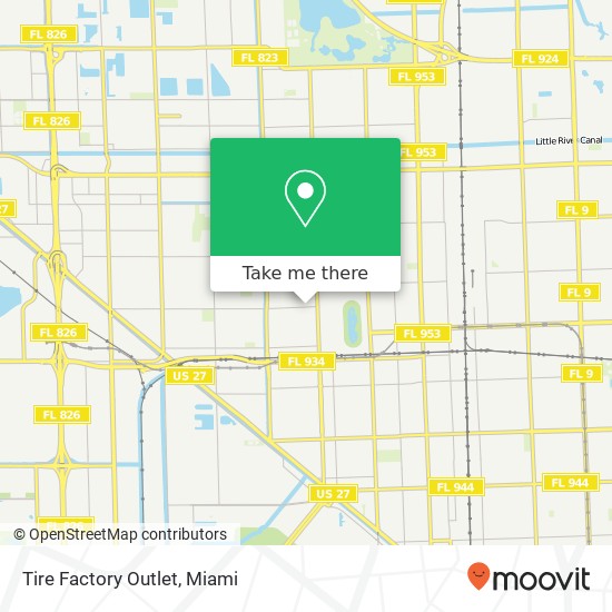 Tire Factory Outlet map