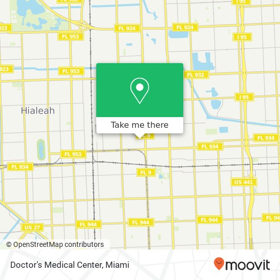 Mapa de Doctor's Medical Center