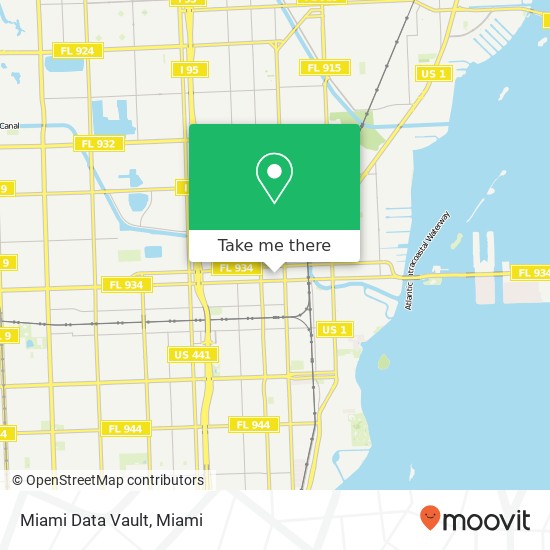 Mapa de Miami Data Vault