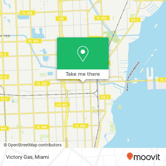 Victory Gas map