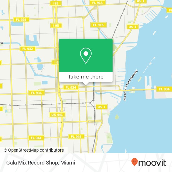 Gala Mix Record Shop map