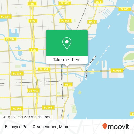Biscayne Paint & Accesories map