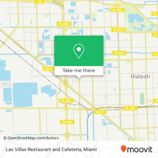 Mapa de Las Villas Restaurant and Cafeteria