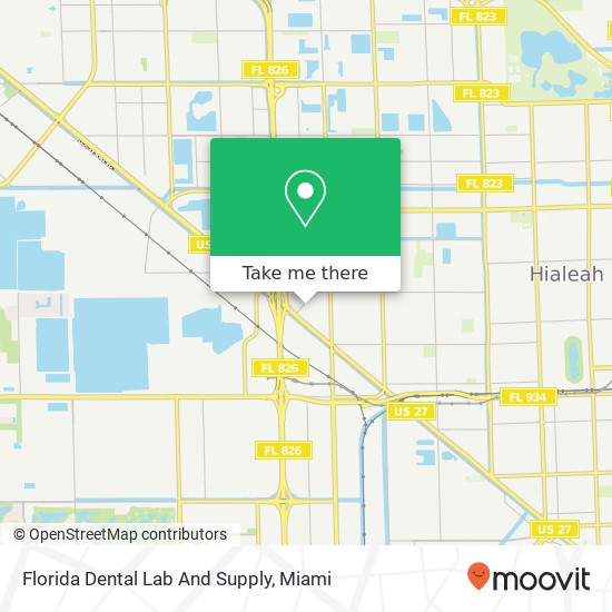 Florida Dental Lab And Supply map