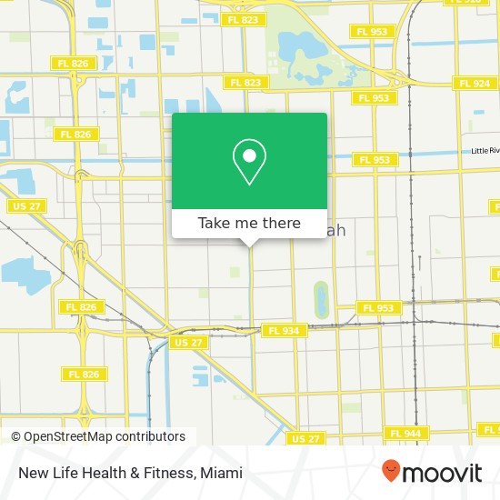 New Life Health & Fitness map