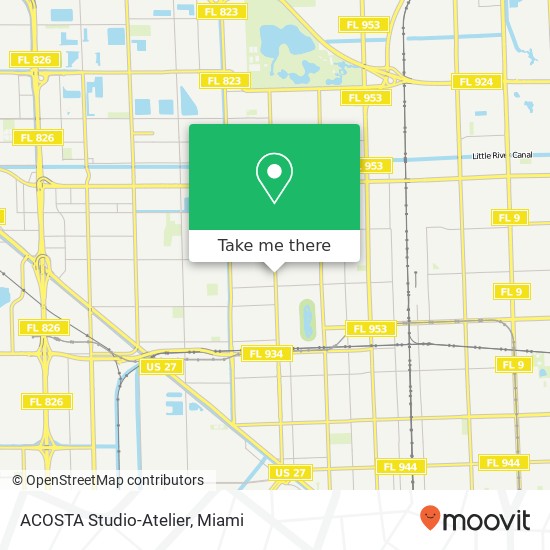 Mapa de ACOSTA Studio-Atelier