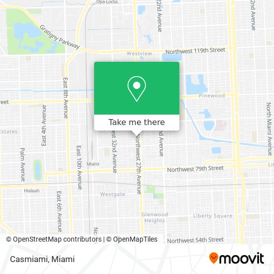 Casmiami map