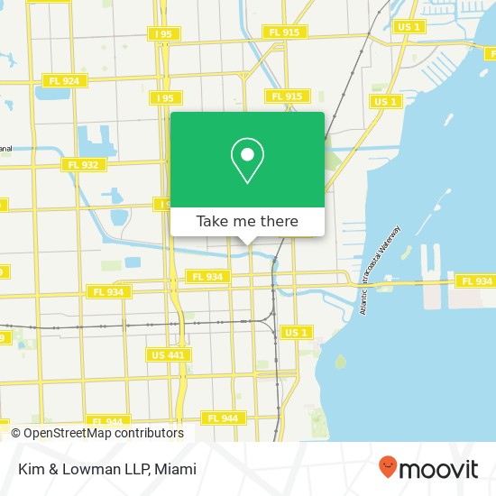 Mapa de Kim & Lowman LLP