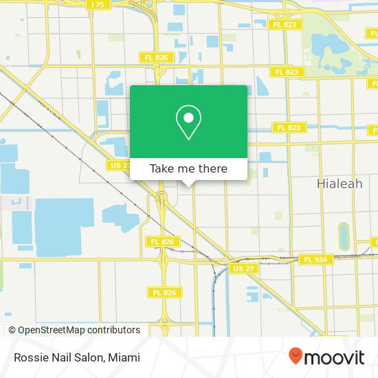 Rossie Nail Salon map