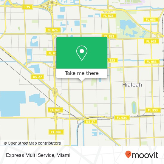 Express Multi Service map