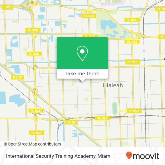Mapa de International Security Training Academy