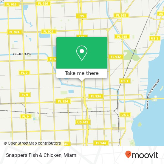 Snappers Fish & Chicken map