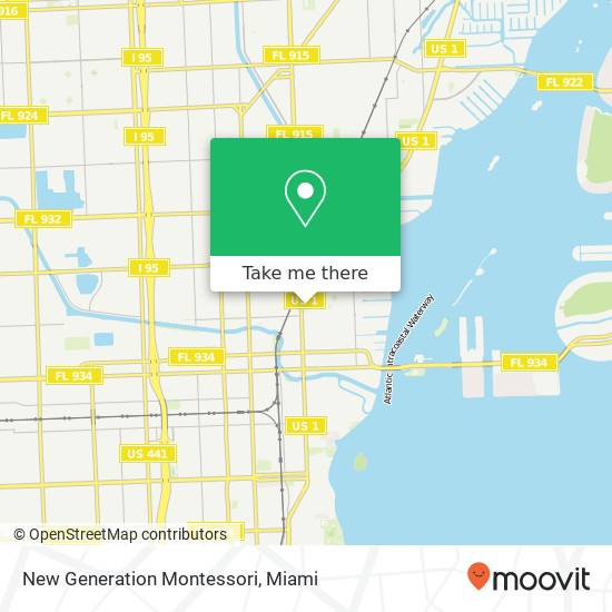 New Generation Montessori map