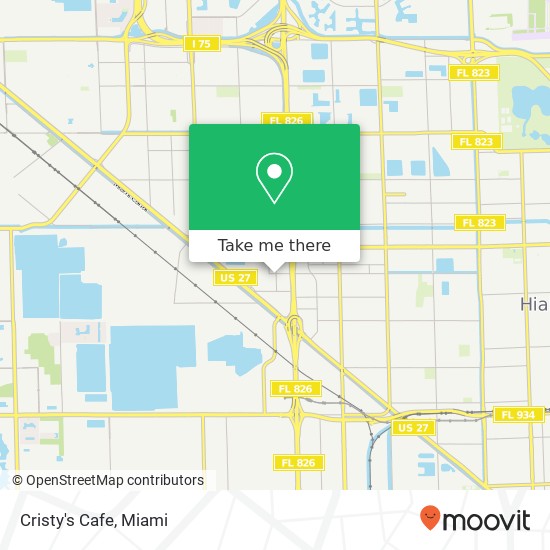 Cristy's Cafe map