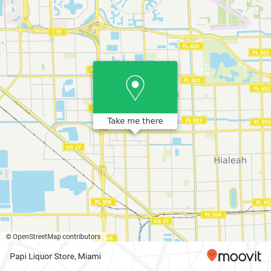 Papi Liquor Store map