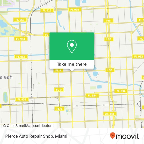 Pierce Auto Repair Shop map