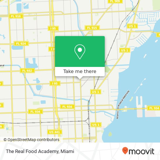 The Real Food Academy map