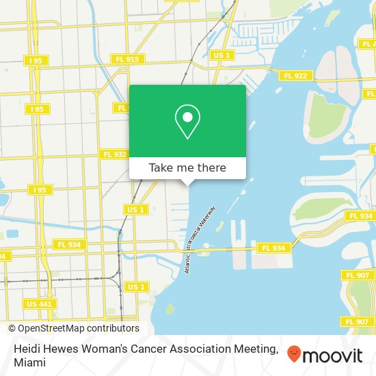 Mapa de Heidi Hewes Woman's Cancer Association Meeting