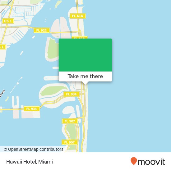 Hawaii Hotel map