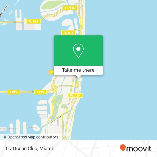 Mapa de Liv Ocean Club