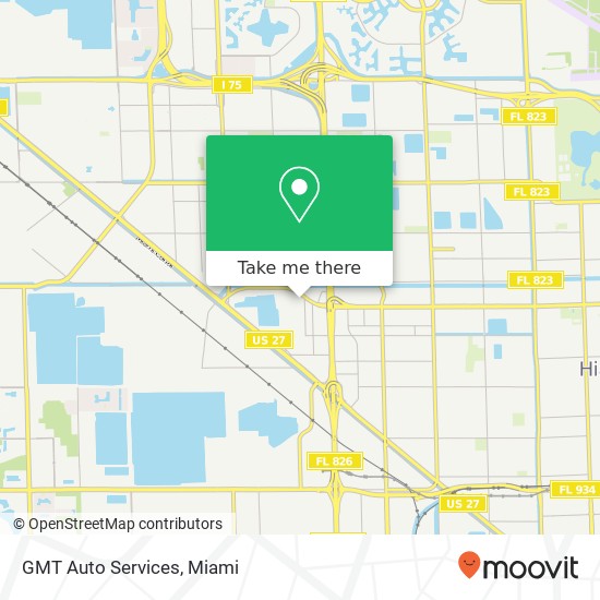 Mapa de GMT Auto Services