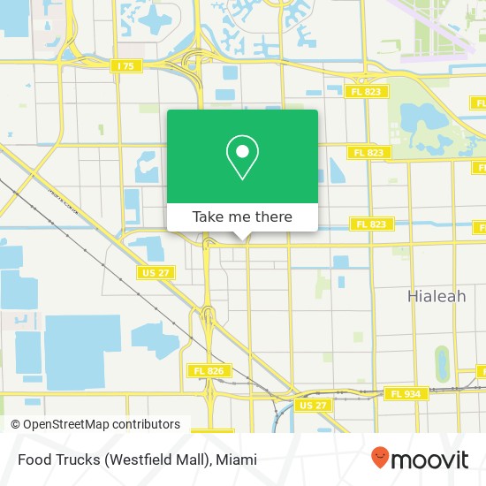 Food Trucks (Westfield Mall) map