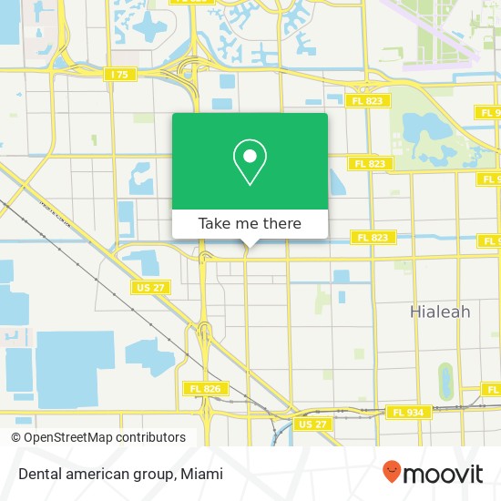 Mapa de Dental american group